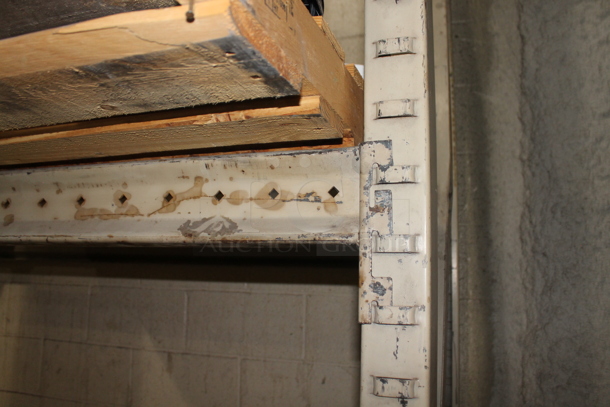 ALL ONE MONEY! Lot of Tan Metal Pallet Racking. Does Not Include Contents. BUYER MUST REMOVE. - Image 2 of 3