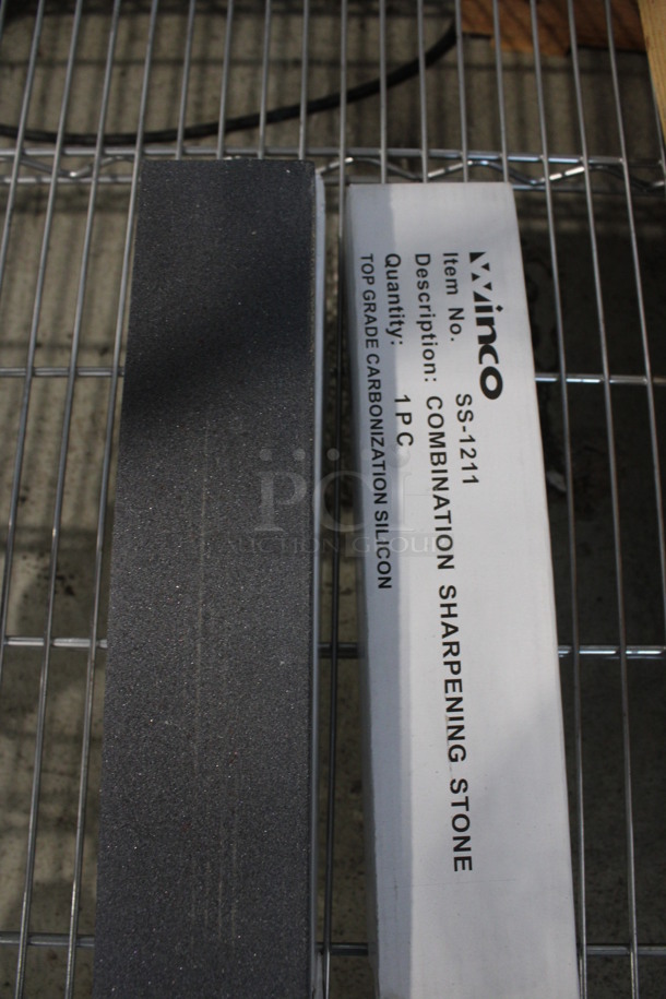 2 BRAND NEW IN BOX! Winco SS-1211 Combination Sharpening Stones. 12x2.5x1.5. 2 Times Your Bid! - Image 3 of 3
