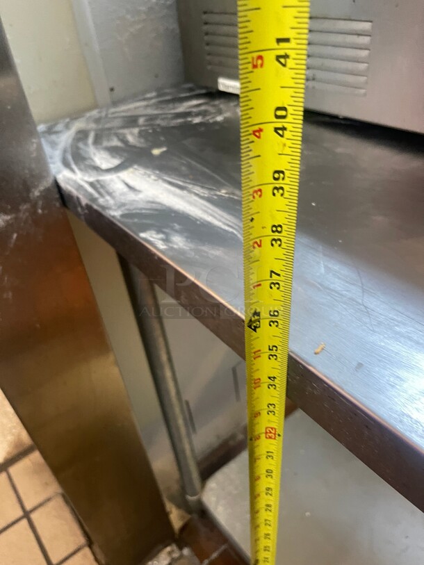 Clean! RJ  Spec Line 36 inch x 30 inch 14 Gauge Stainless Steel Commercial Work Table with Undershelf NSF  - Image 7 of 7