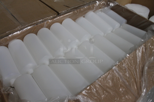 ALL ONE MONEY! Lot of Boxes of BRAND NEW Poly Bottles and Paramount Cylinder Quart Containers. BUYER MUST REMOVE. - Image 2 of 10