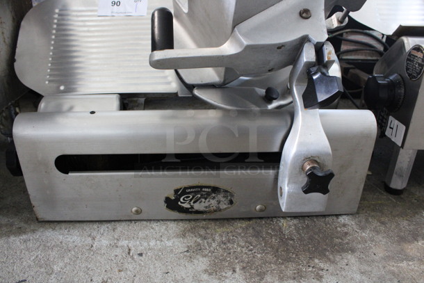 Globe Stainless Steel Commercial Countertop Automatic Meat Slicer w/ Blade Sharpener. 26x20x20. Tested and Working! - Image 5 of 5