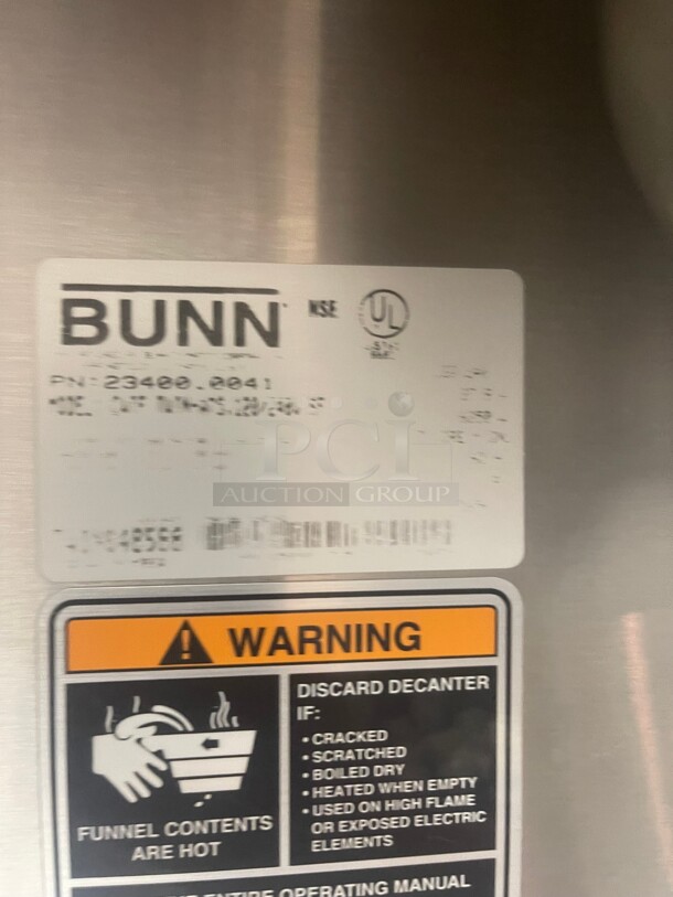 Working! Bunn Commercial Coffee Brewer NSF 120/220 Volt 1 Phase Tested and Working! - Image 4 of 6