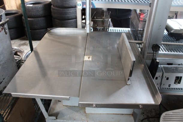 Fleetwood Metal Commercial Floor Style Meat Saw. 115 Volts, 1 Phase. 36x20x67. Tested and Working! - Image 4 of 7