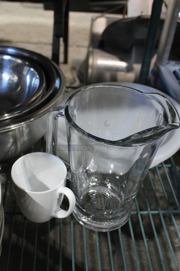 ALL ONE MONEY! Tier Lot of Various Items Including Glasses, Mugs and Dishes - Image 5 of 5