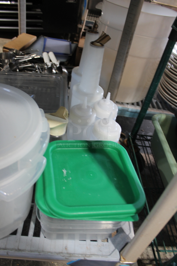 ALL ONE MONEY! Tier Lot of Various Items Including Poly Bins, Lids and Bowls - Image 5 of 5