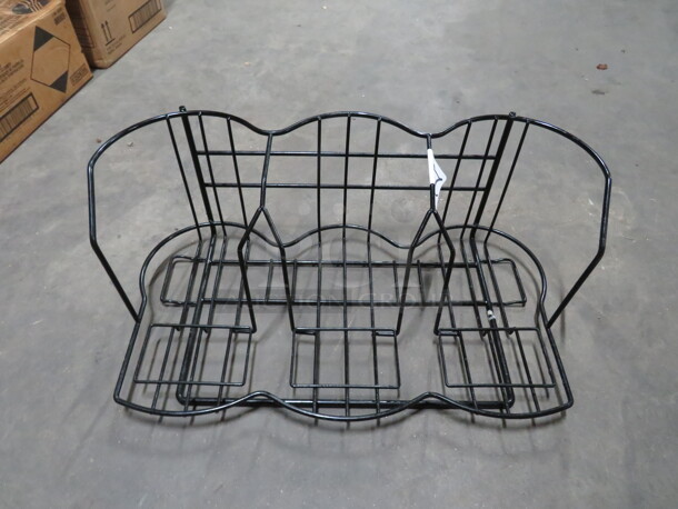 One Metal Condiment Organizer. 22X12X9 - Image 1 of 1