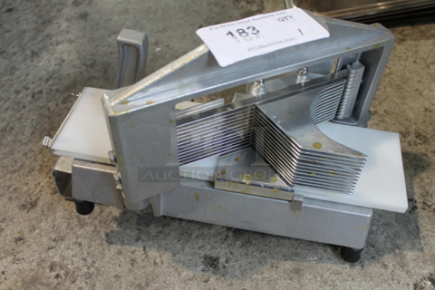 Metal Commercial Countertop Tomato Slicer.