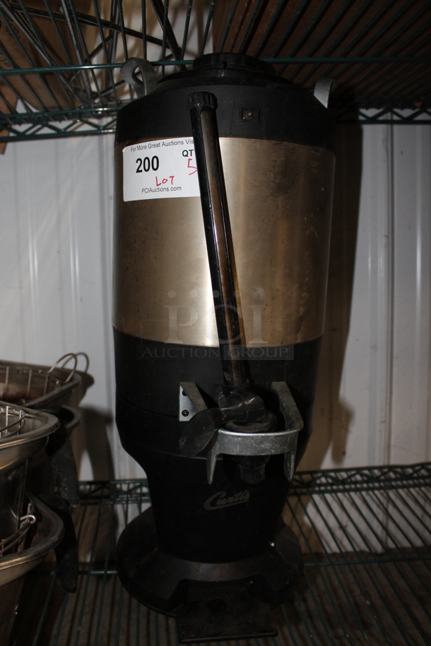 ALL ONE MONEY! Lot of Curtis TXSG1501S600 Metal Beverage Holder Dispenser and 4 Metal Brew Baskets. - Image 2 of 9