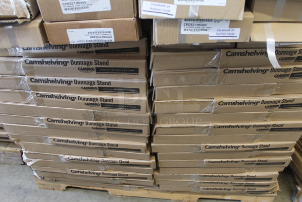 ALL ONE MONEY! PALLET LOT of NEW Cambro CPDS21H6480 Camshelving® Premium Dunnage Stand 21" & Cambro EDS24H6580 Camshelving® Elements Dunnage Stand - 24" x 6 1/2" and MORE! - Image 5 of 8