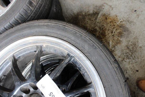 3 Tires on Rims Including Sumitomo HTR ZIII 225/45ZR17 94Y. ET35 42 Includes 24.5x9.5x24.5. 3 Times Your Bid! - Image 6 of 12