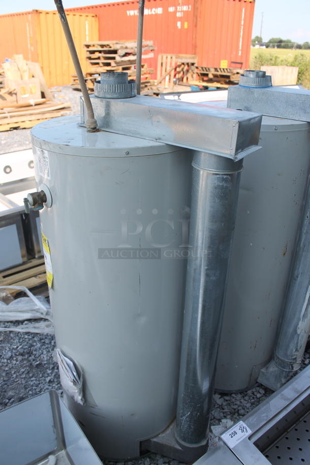 Bradley White DS140S6FBN Metal Commercial Natural Gas Powered Water Heater. - Image 6 of 6