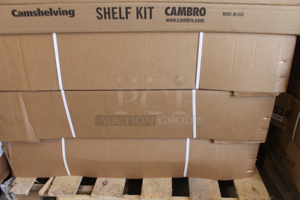 7 BRAND NEW IN BOX Cambro CPSK2448V5480 Camshelving® Premium 24" x 48" Shelf Kit with 5 Vented Shelves + MORE! 7 Times Your Bid! - Image 4 of 4