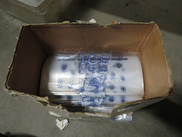 One Open Box Of Ice Bags. - Image 1 of 1