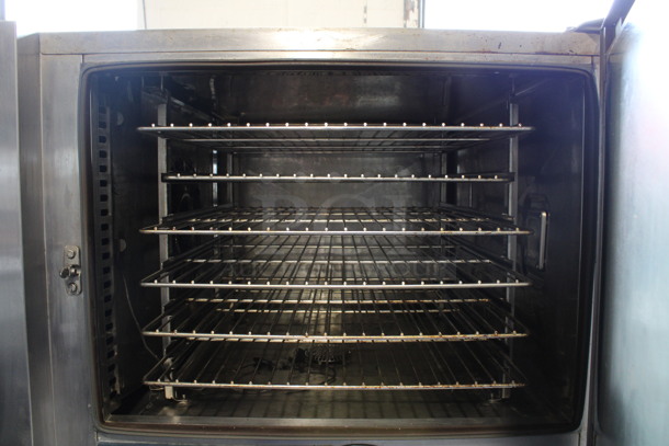 2 Rational Model SCC 62G Stainless Steel Commercial Natural Gas Powered Combi Convection Oven w/ View Through Door and Metal Racks. 75,000 BTU. 42x40x67. 2 Times Your Bid! - Image 5 of 10