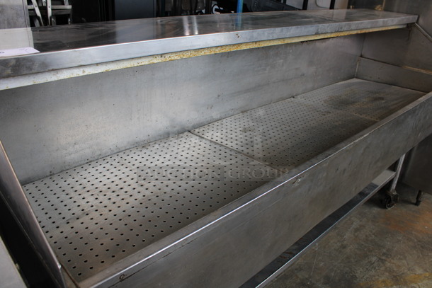 Stainless Steel Commercial Electric Powered Steam Table w/ Under Shelf on Commercial Casters. 250 Volts, 3 Phase. 60.5x24x48 - Image 3 of 7