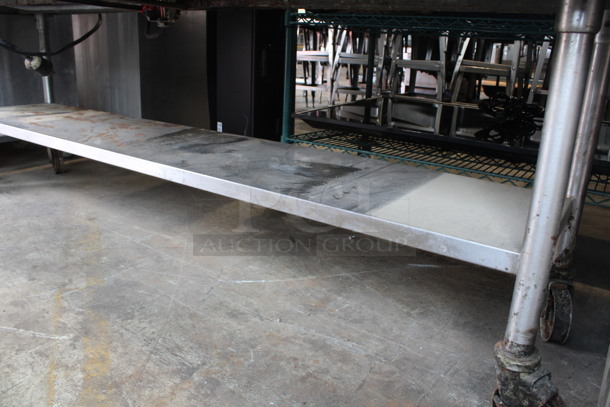 Stainless Steel Commercial Electric Powered Steam Table w/ Under Shelf on Commercial Casters. 250 Volts, 3 Phase. 60.5x24x48 - Image 6 of 7