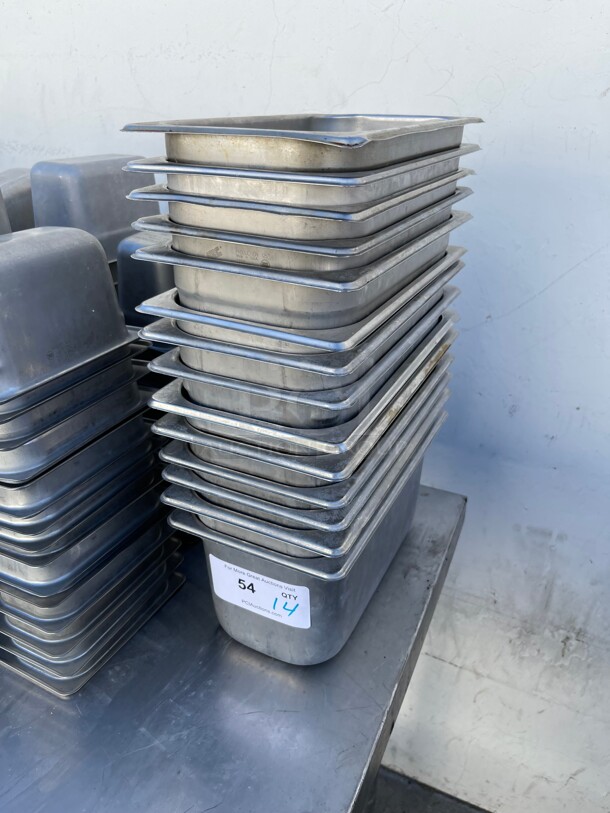 Clean! Stainless Steel Commercial Food Container 1/2 Size NSF  - Image 1 of 5