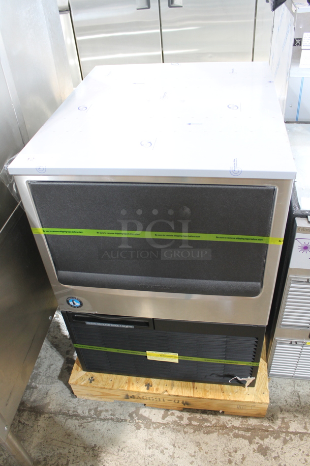 BRAND NEW! 2020 Hoshizaki KM-161BAJ Stainless Steel Commercial Self Contained Ice Machine. 115 Volts, 1 Phase.  - Image 2 of 5