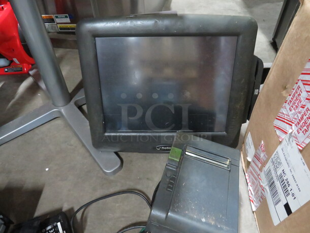 One Radiant POS Terminal With An Epson Thermal Printer #M267A.