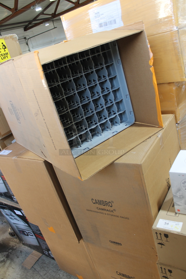 5 BRAND NEW IN BOX! Cambro Gray Poly Dish Caddies. 5 Times Your Bid! - Image 3 of 4