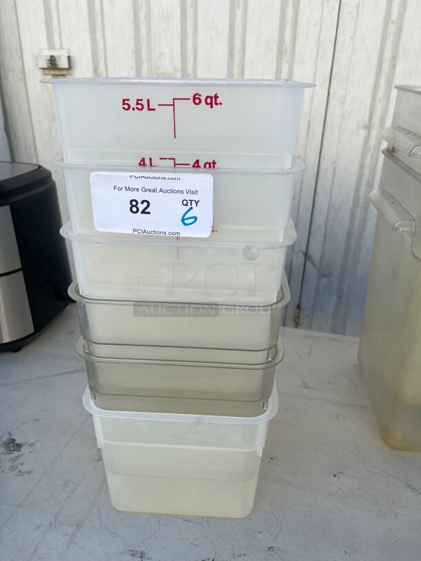 Clean! Commercial Plastic Storage Container NSF 