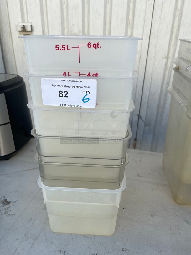 Clean! Commercial Plastic Storage Container NSF  - Image 1 of 4