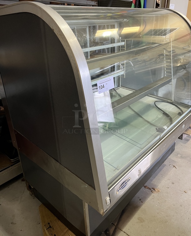 Federal Glass Front Refrigerated Display, 115V, 1 Phase, Tested & Working! - Image 2 of 4