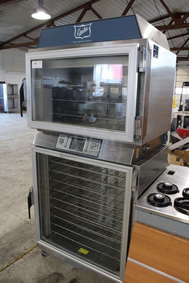 2013 Duke Model TSC-6/18M M Stainless Steel Commercial Oven Proofer on Commercial Casters. 208 Volts, 3 Phase. 37x28x77 - Image 3 of 7