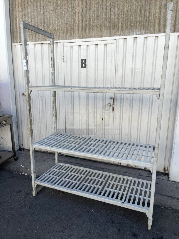 Nice! Commercial Heavy Duty Fiber Glass Shelf 58x24x84 NSF - Image 2 of 6