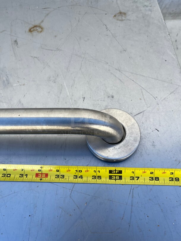 Nice! Restroom Commercial 36 inch Handicap Grab Bar, ADA NSF Stainless Steel - Image 4 of 5