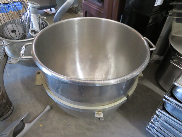 One 60 Quart Stainless Steel Mixer Bowl.