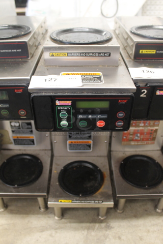 2019 Bunn AXIOM-35-2 Stainless Steel Commercial Countertop 2 Burner Coffee Machine. 120/208-240 Volts, 1 Phase.