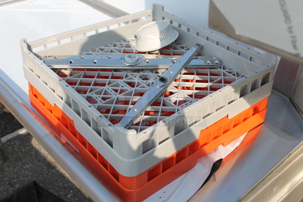 BRAND NEW SCRATCH AND DENT! 2023 Main Street Equipment 541HTDT401 Stainless Steel Straight Pass Through Single Rack High-Temperature Dishwasher with Booster Heater and Regency Left Side Clean Side Dishwasher Table. 208-240 Volts, 1 Phase. - Image 4 of 12