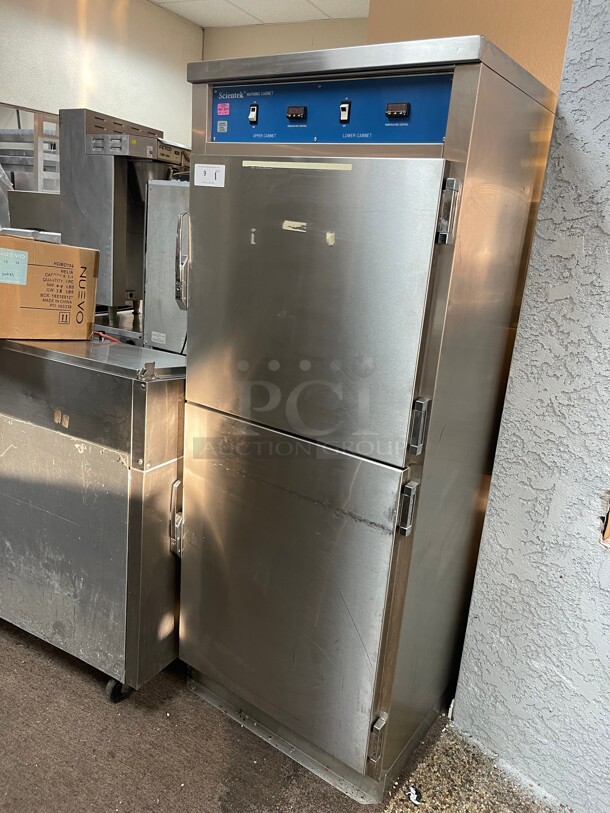 Working! Scientek SWC-2b-24 Double Commercial Warming Cabinets 
Constant temperature NSF 120 Volt Tested and Working! - Image 1 of 10