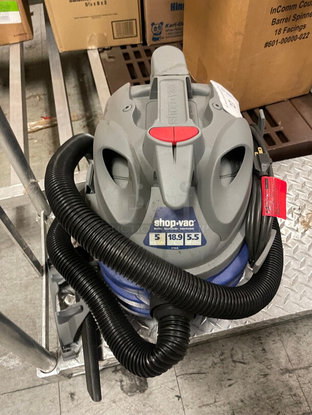 New! Shop-Vac  5-Gallons 18 Liter 5.5 Horse Power Peak Wet/Dry Shop Vacuum - Image 6 of 6