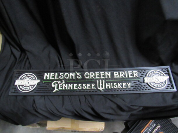 NEW 21X3 Nelson Greenbrier Whiskey Bar Mat. 