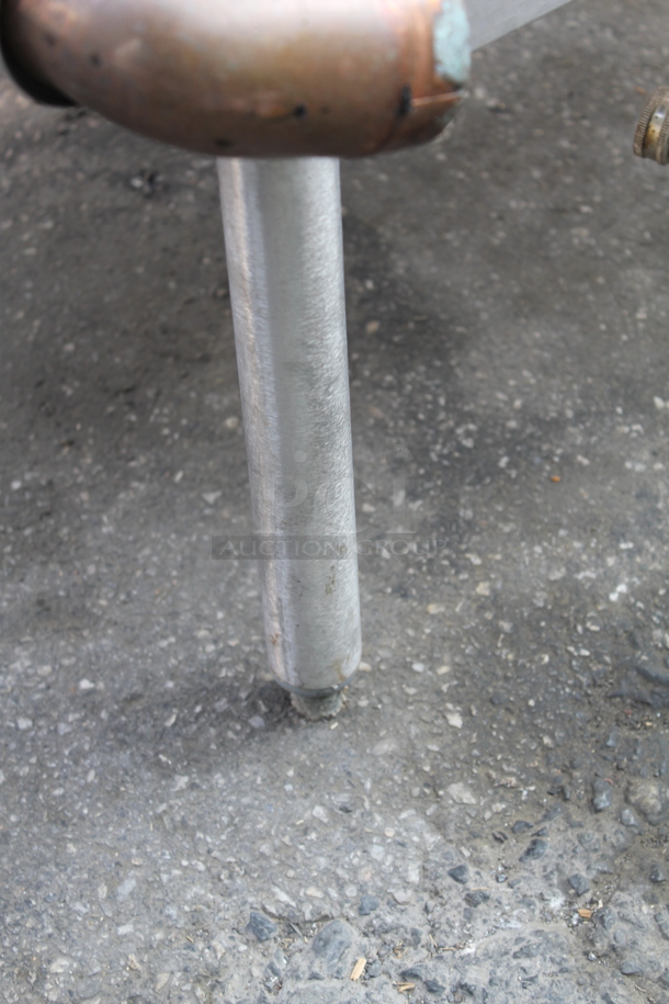 Auto-Chlor A5 Commercial Stainless Steel Dishwasher With Washmate And Drymate Detergents On Galvanized Legs. 115V.  - Image 12 of 12