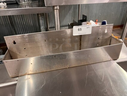 Stainless Steel Liquor Rail 
22" 
