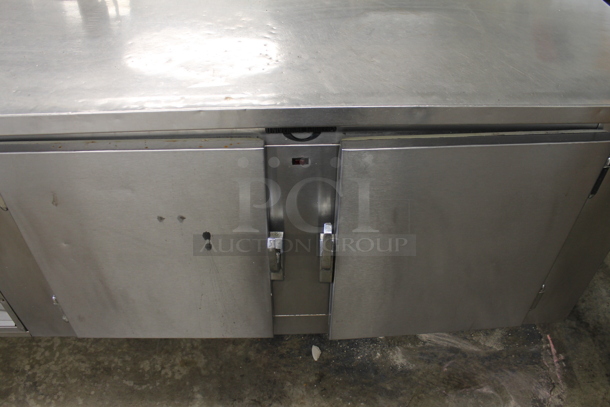 Universal Coolers SC85 Stainless Steel Commercial 3 Door Work Top Cooler. 115 Volts, 1 Phase. Tested and Working! - Image 3 of 7