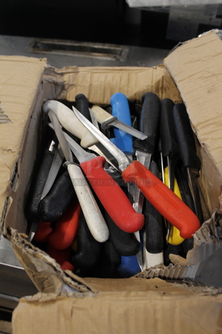 85 SHARPENED Stainless Steel Knives Including Fillet. 85 Times Your Bid!