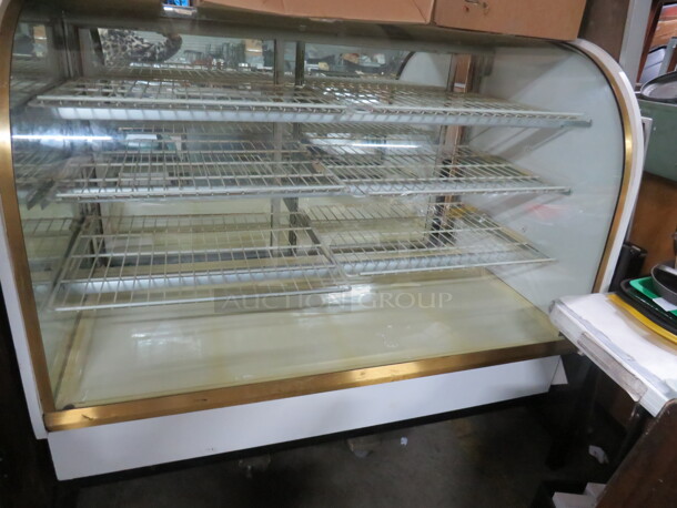 One Columbus Curved Glass Dry Bakery Case With 3 Shelves And 6 Racks. 61X35X50. - Image 2 of 2