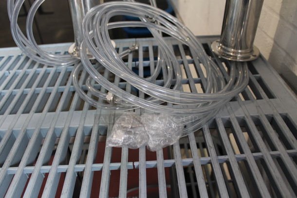 BRAND NEW SCRATCH AND DENT! Tallos Stainless Steel Commercial 6 Head Beer Tower. - Image 4 of 6