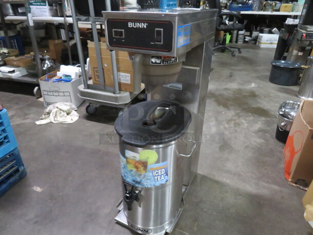 One Bunn Tea Brewer With Filter Basket And Satellite, With Lid. Model# TU3Q. 120 Volt. - Image 2 of 2