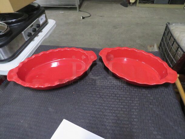 Decorative Serving Bowls. 2XBID - Image 1 of 2
