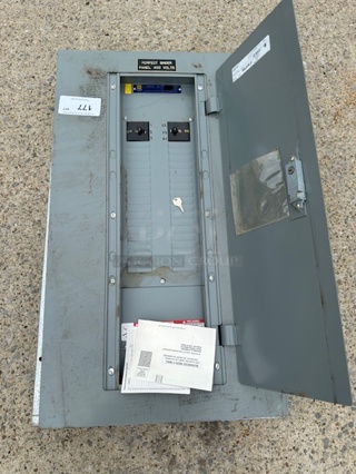 One NEW Square D 400 Amp Panel Board With Panel. #NQOD #MHC35S. 20X6X35
