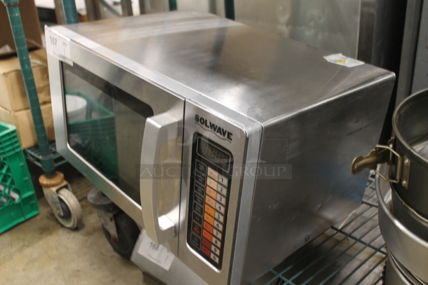 2018 Solwave 180MW1000S Stainless Steel Commercial Countertop Microwave Oven. 120 Volts, 1 Phase. - Image 2 of 5