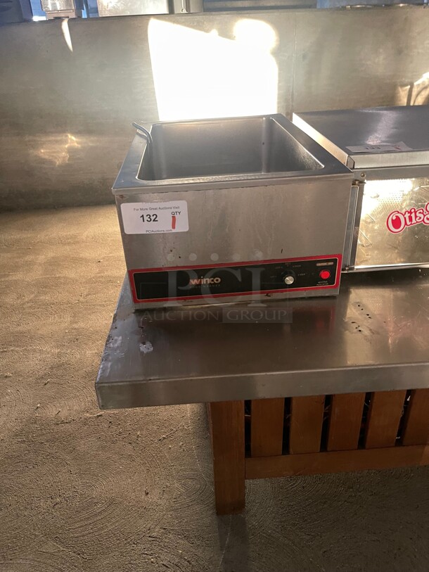 Clean! Winco FW-S500 1200 Watts Commercial Counter Top Food Warmer NSF 115 Volt Tested and Working! - Image 3 of 4