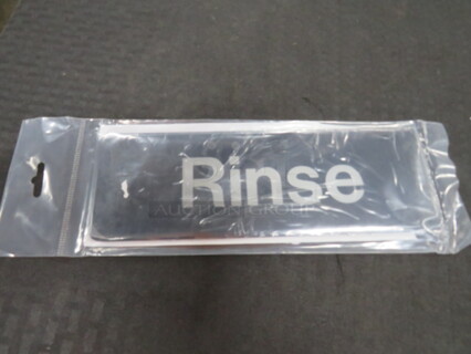 NEW Rinse Sign. 4XBID