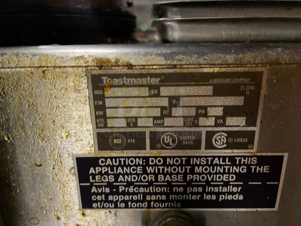 TOASTMASTER DOUBLE COMMERICAL WAFFLE IRON NSF 115 Volt Tested and Working! - Image 6 of 9