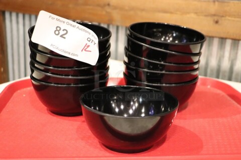 Black Plastic Dessert Bowls
QTY 12
Your Bid x 12
